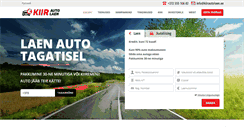 Desktop Screenshot of kiirautolaen.ee